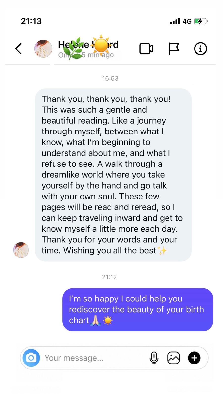 Astral booklet customer review screenshot 1