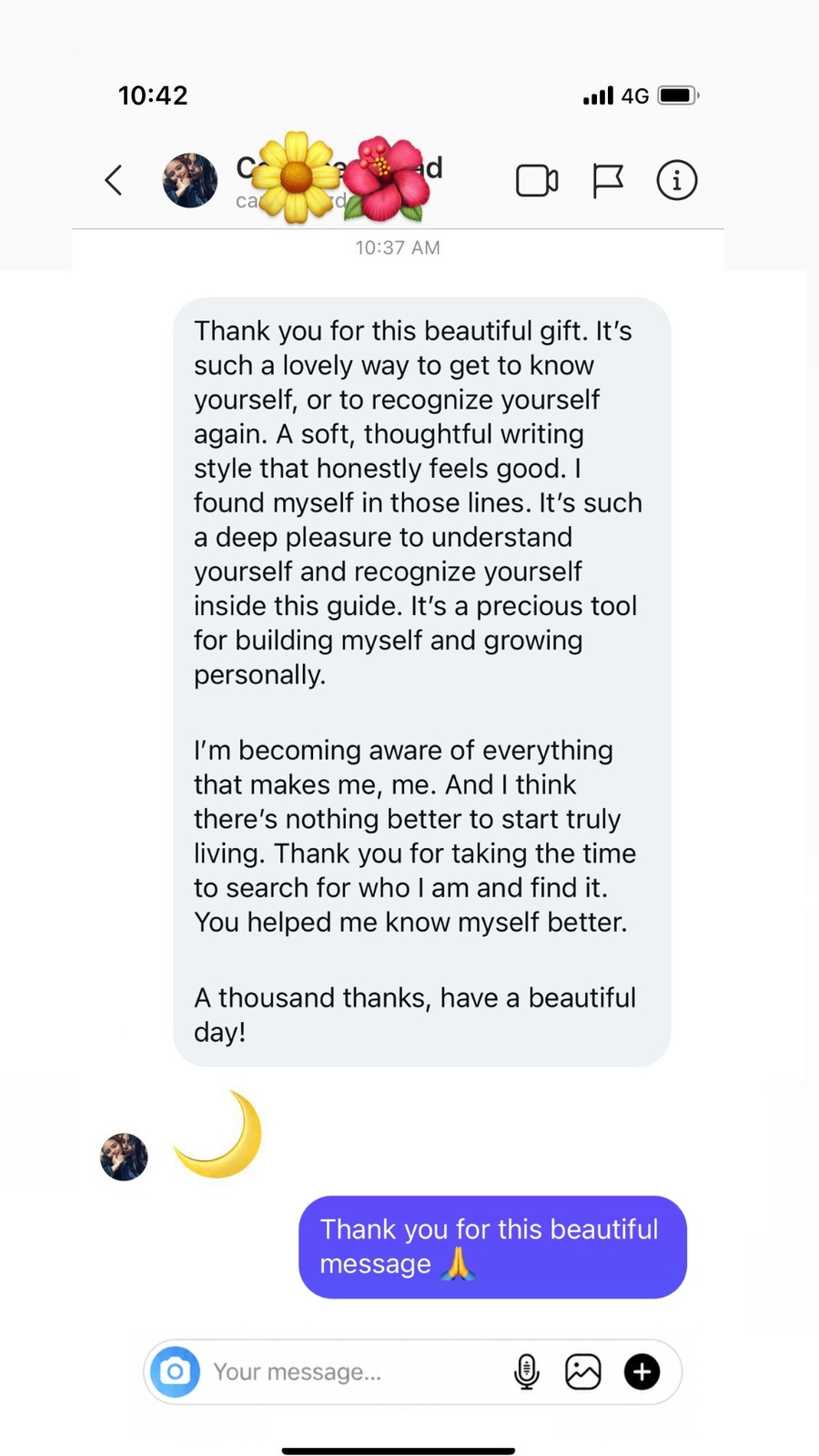 Astral booklet customer review screenshot 6